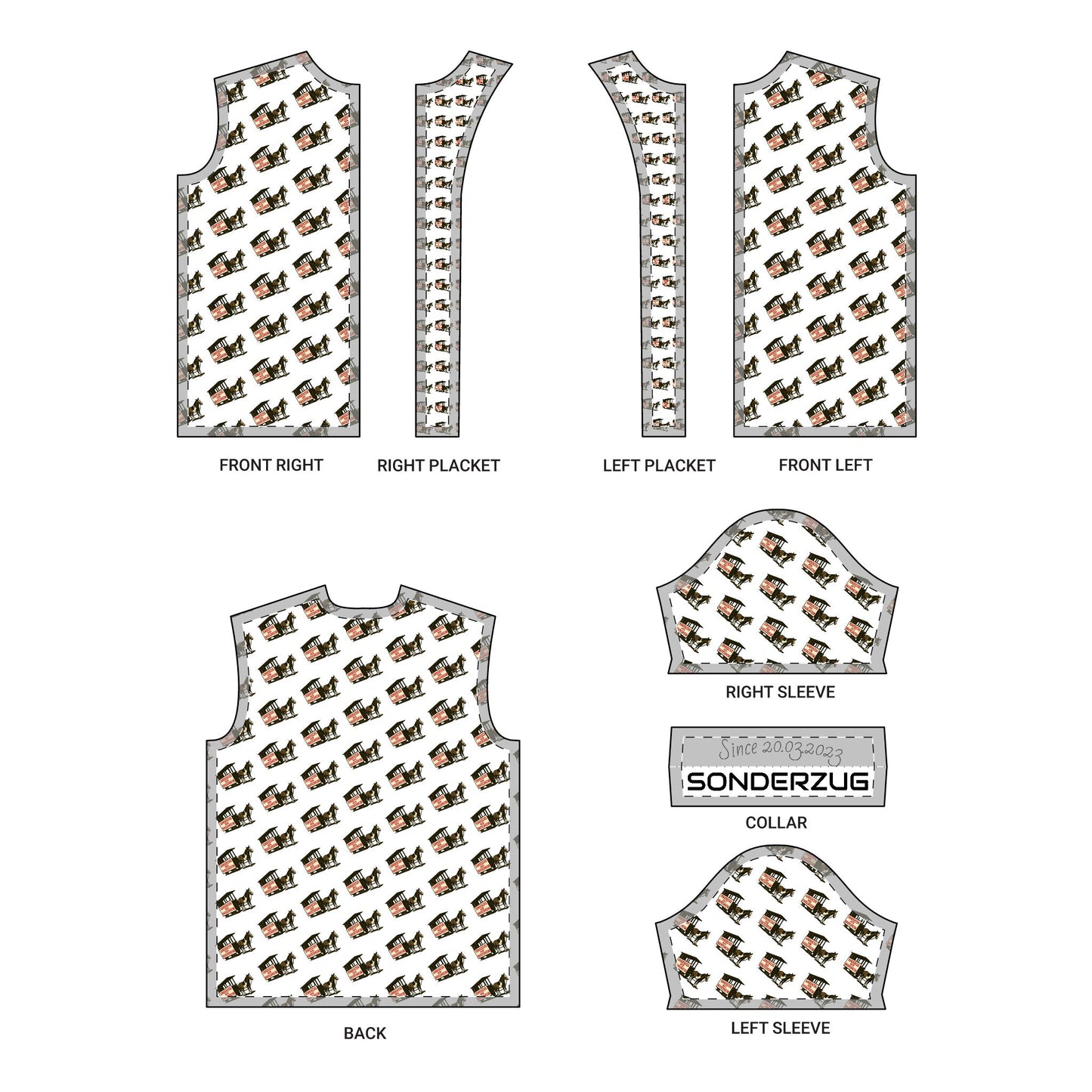 Tropical Paradise Unisex Sonderzug shirt