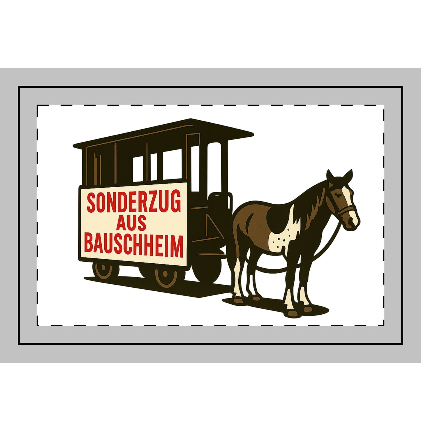 Original Sonderzug Flage