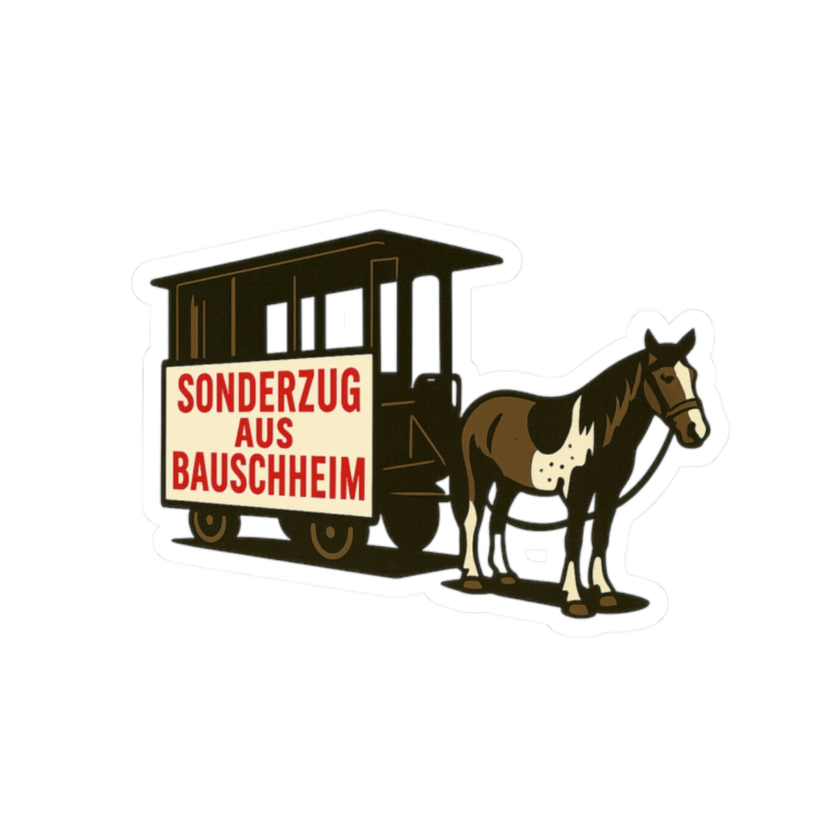 Vintage Bauscheheim Sonderzug Stickers