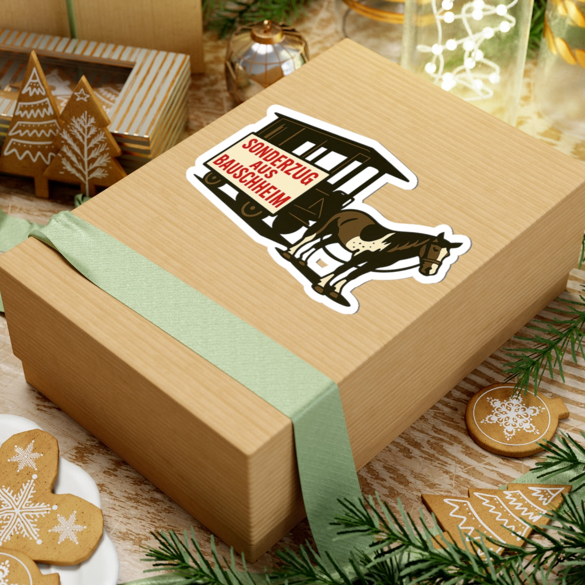 Vintage Bauscheheim Sonderzug Stickers