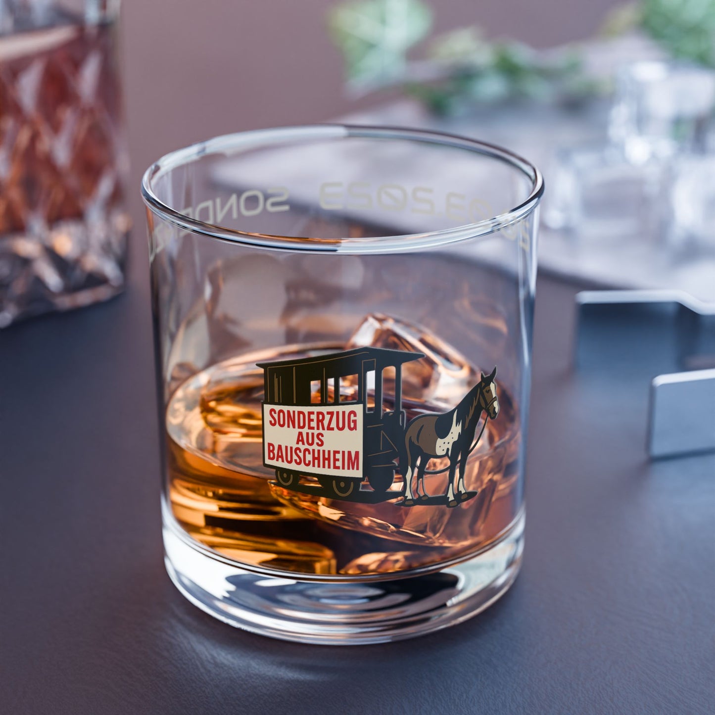 Sonderzug whiskey glass