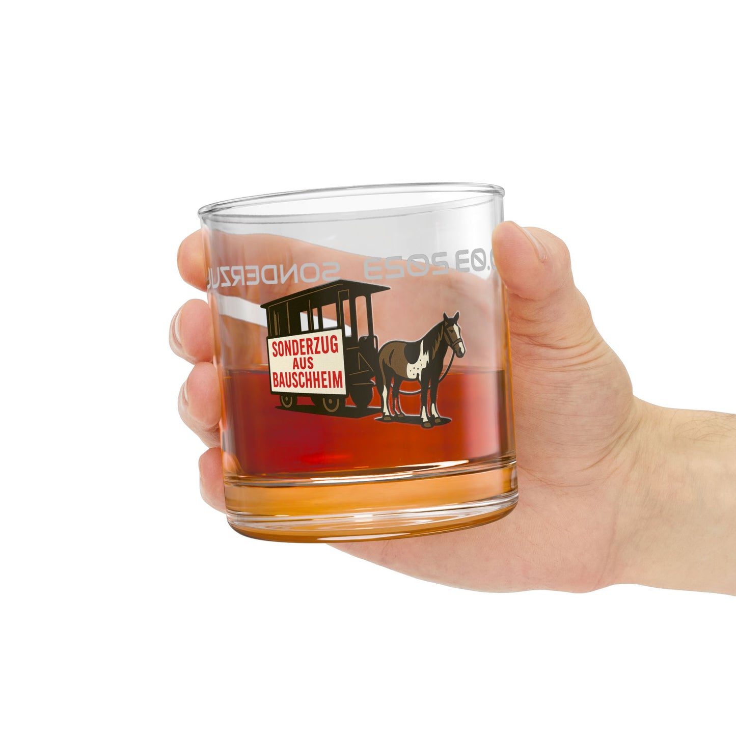 Sonderzug whiskey glass